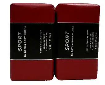 Walmart Bath & Body Works Men's Collection Sport Shea Butter Cleansing Bar 5 oz Lot of 2 offer