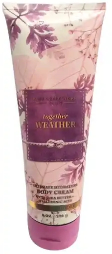 Walmart Bath & Body Works Together Weather Body Cream with Cocoa Seed Butter and Shea Butter, 8 oz offer