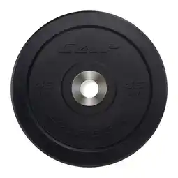 Walmart CAP 45 lb Olympic Bumper Plate, Black offer