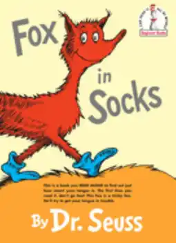 Walmart Dr. Seuss Fox in Socks (Large type / large print edition) (Hardcover) offer