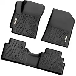 Walmart RVNI Floor Mats liner for 2020-2023 Kia Soul All Weather Black Rubber Waterproof 3pcs offer