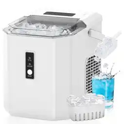 Walmart EUHOMY Ice Maker Portable Countertop 26 lbs/24H with Self-Cleaning, 9 Bullet Ice in 6 Min, White offer