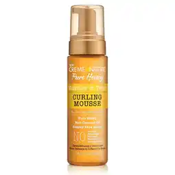 Walmart Creme of Nature Pure Honey Moisture & Twist Curling Mousse 7 oz. Moisturizing, Dry Hair, Unisex offer