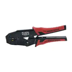 Walmart Klein Tools 10-22 AWG 9 in. L Ratcheting Crimper offer