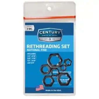 Walmart Century Drill & Tool Die Fractional National Fine Rethreading Set (7-Piece) offer