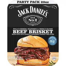 Walmart Jack Daniel's Seasoned Beef Brisket, Fully Cooked, Ready to Heat, 16 oz Tray (Refrigerated) offer