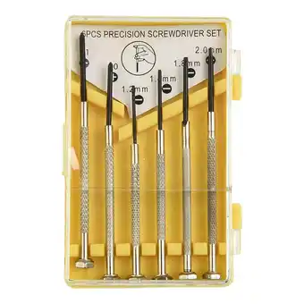 Walmart 6Pcs Precision Screwdriver Set for Watch Jewelry Glasses Electronic Small Screw offer