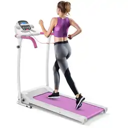 Walmart Costway 800W Folding Treadmill Electric /Support Motorized Power Running Fitness Machine offer