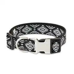 Walmart Vibrant Life, Dog Collars, Diamond Print Fashion Dog Collar, Multi-Color, Medium offer