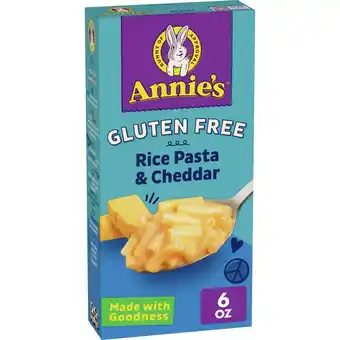 Walmart (3 pack) Annie's Gluten Free Macaroni and Cheese, Rice Pasta and Cheddar, 6 oz offer