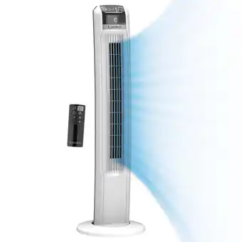 Walmart Lasko EcoQuiet 12-Speed Remote Controlled DC Motor Oscillating Tower Fan, T42710 offer