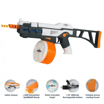 Walmart Splat-R-Ball SRB1200 Blaster Kit Orange offer