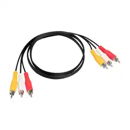 Walmart 3 FT 3 RCA To 3 RCA Composite Extension Audio Video AV Cable Yellow Red White Av Out Cable offer