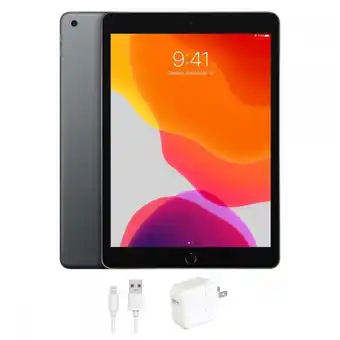 Walmart Restored Apple iPad 10.2 128GB Space Gray (2019) (Refurbished) offer