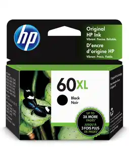 Walmart HP High Yield Ink Printer Cartridge, Black Noir, CC641WN offer