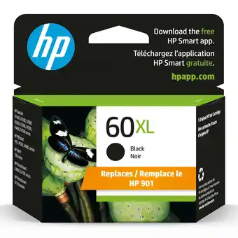 Walmart HP High Yield Ink Printer Cartridge, Black Noir, CC641WN offer