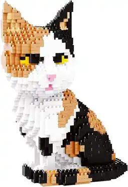 Walmart NAYIHOOP Calico Cat Building Sets Animals for Boy Girls 14+ Not Compatible with Lego offer