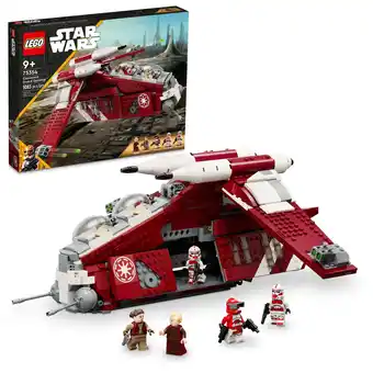 Walmart LEGO Star Wars: The Clone Wars Coruscant Guard Gunship, Includes 5 Collectible Minifigures, 75354 offer