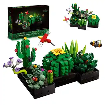 Walmart NAYIHOOP Succulent Flowers Building Sets Compatible with Lego for Adults offer