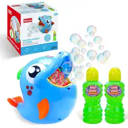 Walmart Kidzlane Bubble Machine | Bubble Blower for Big Bubbles 500-1000 Bubbles Per Minute offer