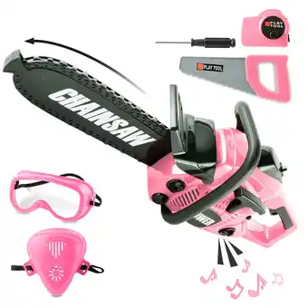 Walmart YCFUN Toy Chainsaw Gardening Set for Girls Boys 3-6 Years, Preschool Outdoor Toys for Toddlers, Pink offer