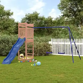 Walmart vidaXL Outdoor Playset Solid Wood Douglas offer