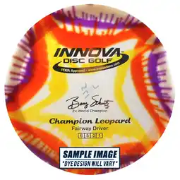 Walmart Innova I-Dye Champion Leopard Fairway Driver Golf Disc offer