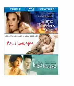 Walmart Time Traveler's Wife, The / P. S. I Love You / Lake House, The (BD) (3FE) [Blu-ray] offer