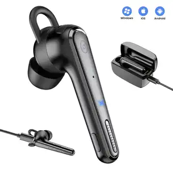 Walmart New Bee Bluetooth Headset Business Earbuds, Wireless Earpiece Driving Headset with Charging Case offer