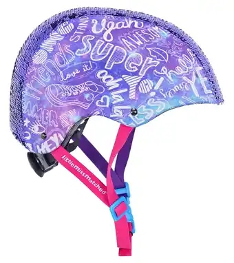 Walmart LittleMissMatched Magic Sequin Multi-Sport Teen Female Helmet , Purple offer