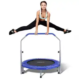 Walmart SereneLife 40 Inch Portable Highly Elastic Jumping Sports Trampoline, Adult Size offer