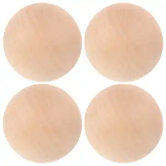 Walmart 4Pcs Wooden Balls Grass Rolling Balls Outdoor Sports Balls Wood Bocce Balls Bocce Game Supplies offer