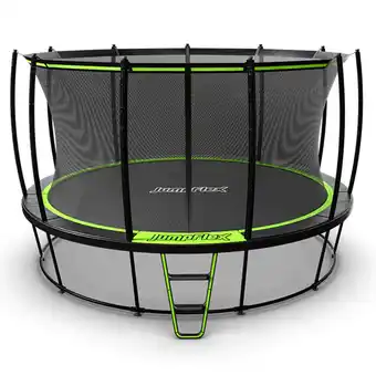 Walmart JumpFlex HERO 14' Backyard Outdoor Trampoline for Kids with Net & Ladder offer