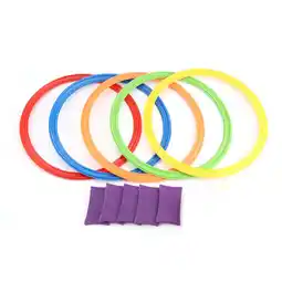 Walmart Hopscotch Rings Game Set, Jumping Rings Game, Multi-Colored For Outdoor Use Indoor Use offer