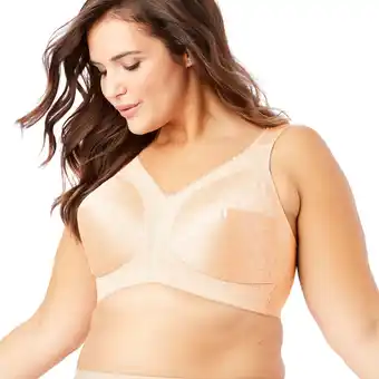 Walmart Playtex Women's Plus Size 18 Hour Ultimate Shoulder Comfort Wireless Bra 4693 Bra offer