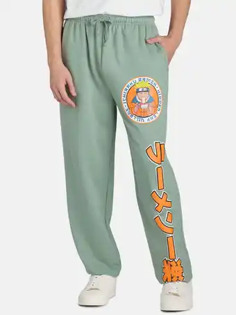 Walmart Naruto Men's & Big Men's Graphic Jogger Pants, Sizes XS-3XL offer