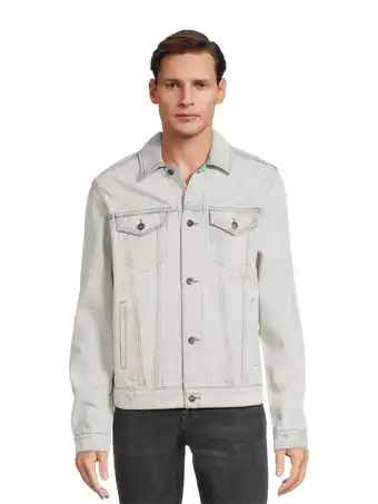 Walmart Lazer Men’s Cotton Denim Trucker Jacket, Sizes S-2XL offer