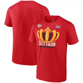 Walmart Men's Fanatics Red Kansas City Chiefs Super Bowl LVII Champions Last Standing T-Shirt offer