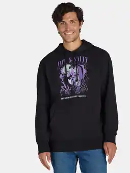 Walmart Nightmare Before Christmas Men's Jack and Sally Graphic Hoodie, Sizes S-3XL offer