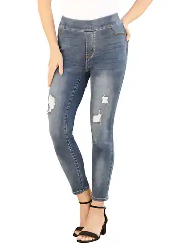 Walmart Roaman's Women's Plus Size 360° Stretch Jegging offer