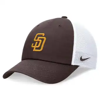 Walmart Men's Nike Brown San Diego Padres Club Trucker Adjustable Hat offer