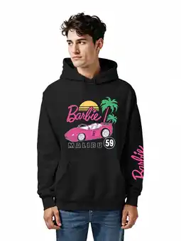 Walmart Barbie Men’s and Big Men’s Malibu Graphic Hoodie, Sizes S-3XL offer