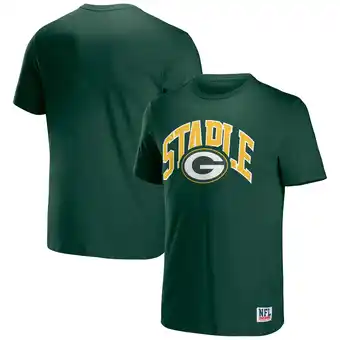 Walmart Men's NFL x Staple Hunter Green Green Bay Packers Logo Lockup T-Shirt offer