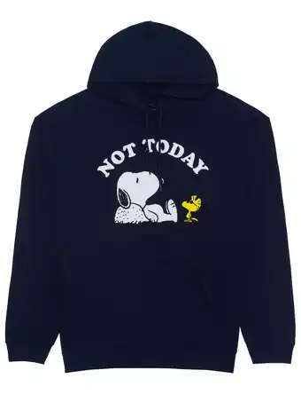 Walmart Snoopy Not Today Men's & Big Men's Graphic Hooded Sweatshirt with Long Sleeves, Sizes S-3XL offer