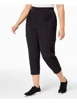 Walmart IDEOLOGY Womens Black High Waist Pants Plus Size: 2X offer