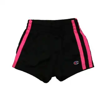 Walmart Pre-Owned Champion Girls Black | Pink Athletic Shorts size: 2T (Good) offer