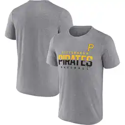 Walmart Men's Majestic Heathered Gray Pittsburgh Pirates Earn It T-Shirt offer