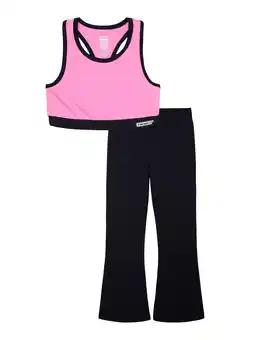 Walmart Hind Girls’ Active Bra and Leggings Set, 2-Piece, Sizes 4-16 offer