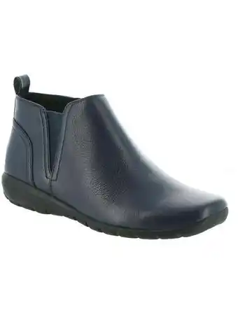 Walmart Easy Spirit Womens Aerial Zipper Leather Ankle Boots offer