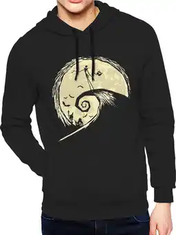 Walmart Disney The Nightmare Before Christmas Men's & Big Men's Oogie Wave Graphic Hoodie, Sizes S-3XL offer